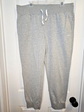O'Neill Joggers Sweatpants Active Gray White Logo Casual Unisex Men's Size XXL